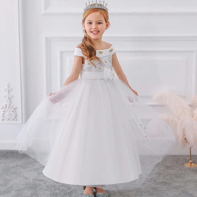 Girl Party Wedding Banquet First Exchange Ball Dress Girl School Graduation Opening Ceremony Party Dress