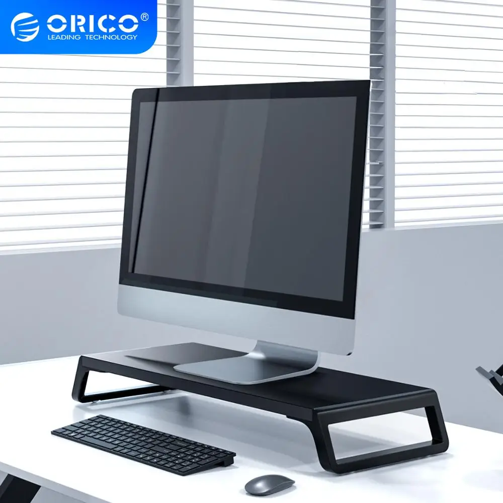 Monitor Stand Desktop-Bracket Computer-Riser ORICO Wood Macbook Home Office Universal