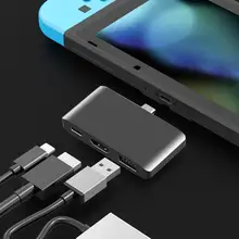 3 в 1 Тип C к PD/HDMI/USB3.0 адаптер для nintendo Switch многофункциональное приложение выход Поддержка 60 Вт 4 к игровой конвертер
