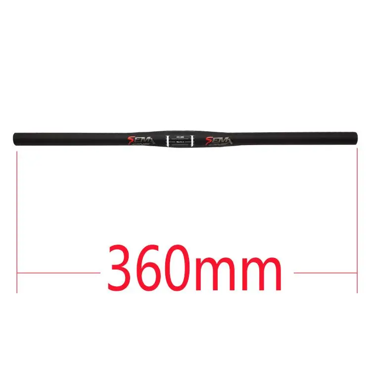 Black 360mm УГЛЕРОДНЫЙ руль SEMA для детского балансировочного велосипеда/стридеров/Koua/push bike, полностью углеродный руль, размер ручки 18,9 мм - Цвет: Black 360mm