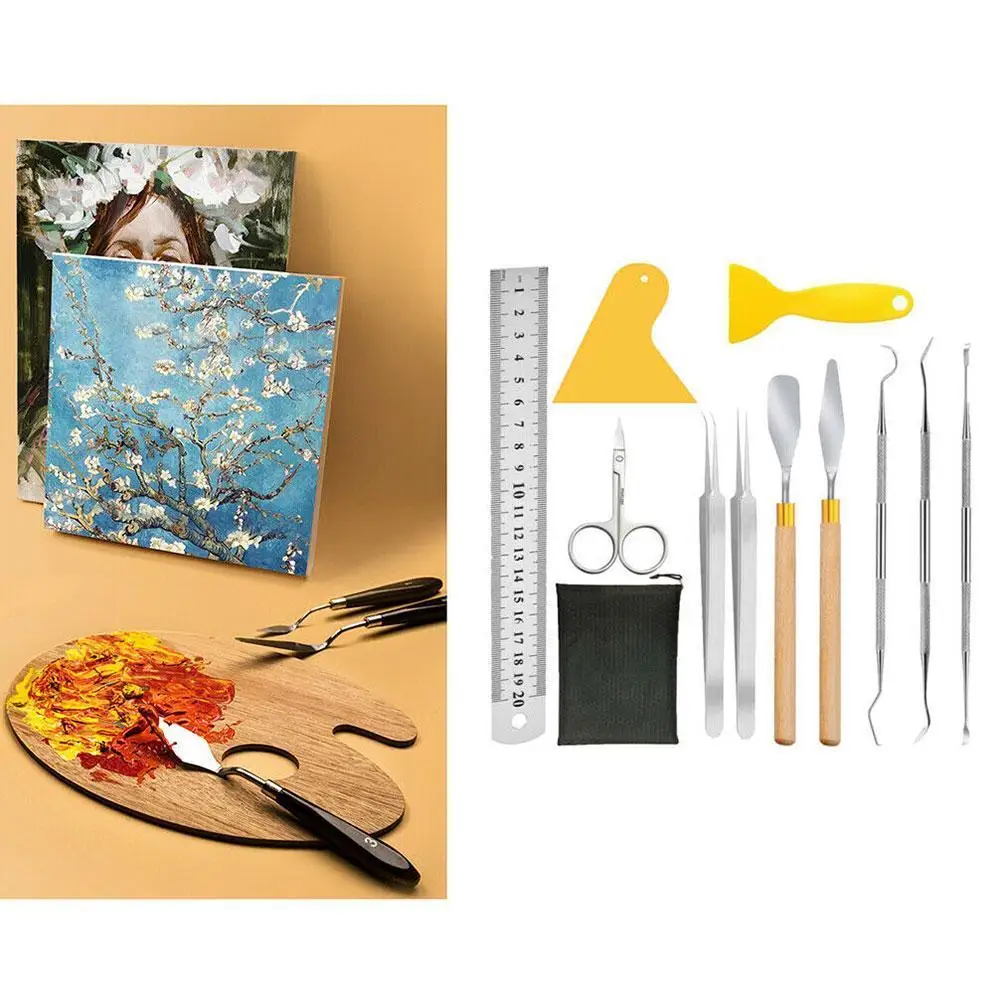 

12Pcs/set Craft Vinyl Weeding Tool Set Basic Vinyl Relief For Contour Kit Crafts Lettering Tool Suitable DIY J1T5