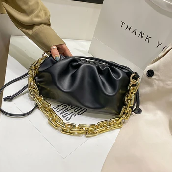 

Designer Luxury Branded Chain Hand Bags For Women 2020 Winter Trend Small PU Leather Crossbody Bags Women Shoulder Handbags