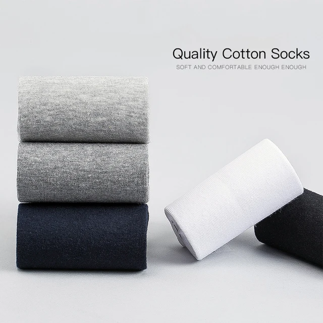 HSS Brand Men s Cotton Socks New Style Black Business Men Socks Soft Breathable Summer Winter