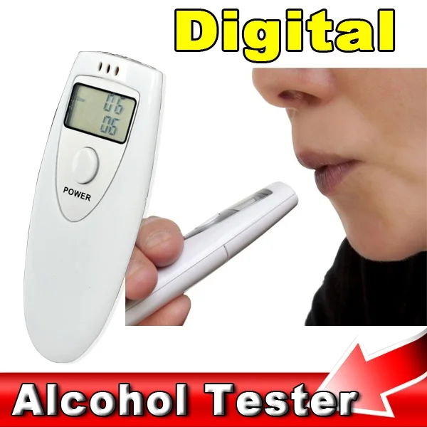 Portable Digital Alcohol Breath Tester LCD Display Inhaler Alcohol Meters Handheld Analyzer Breathalyzer Detector Test Testing alcohol tester breath alcohol tester