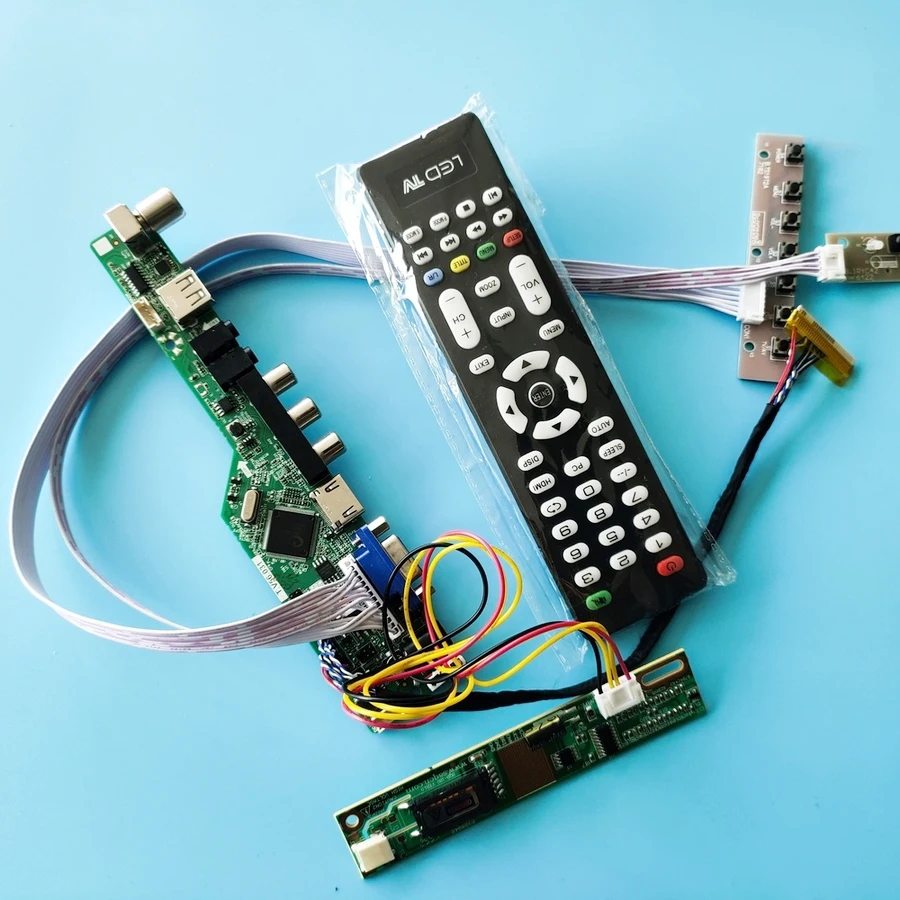 LCD LED screen Controller Driver  Board kit for LTN170P2-L01 TV+HDMI+VGA+USB 