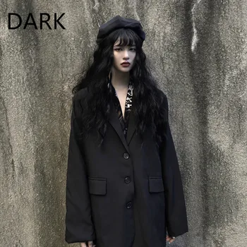 

Spring Korean Version Of Ins Yamamoto Dark Wind Casual Blazer + Loose Mopping Wide Leg Trousers Suit Women