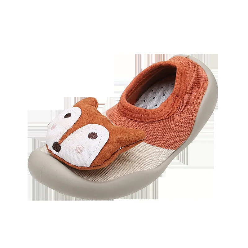 Children's Toddler Shoes Non-Slip Rubber Bottom Baby Floor Shoes Spring Cartoon Baby Socks Shoes
