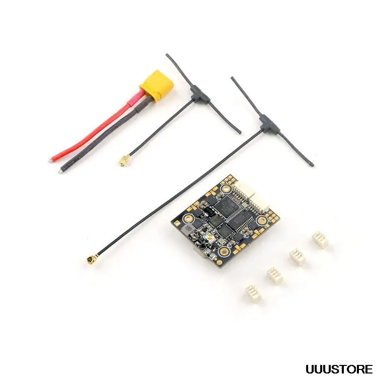 HappyModel ELRS X1 AIO 4in1 Flight Controller Built-in SPI 2.4G ELRS 12A ESC for FPV Racing Toothpick Drones ES24TX ES24TX-Lite