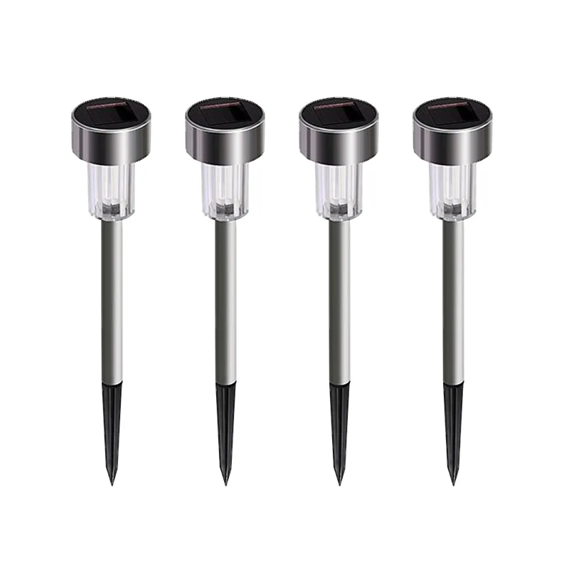 

8/12/24PCS Solar Lawn Lamps RGB LED Garden Light Stainless Steel Outdoor Lighting Waterproof IP65 Landscape Light Yard Light