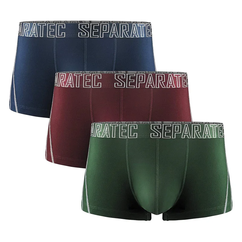 SEPARATEC MEN'S M Underwear Bamboo Rayon Boxer Briefs Anti Chafe Pouch 7  Pack $34.99 - PicClick