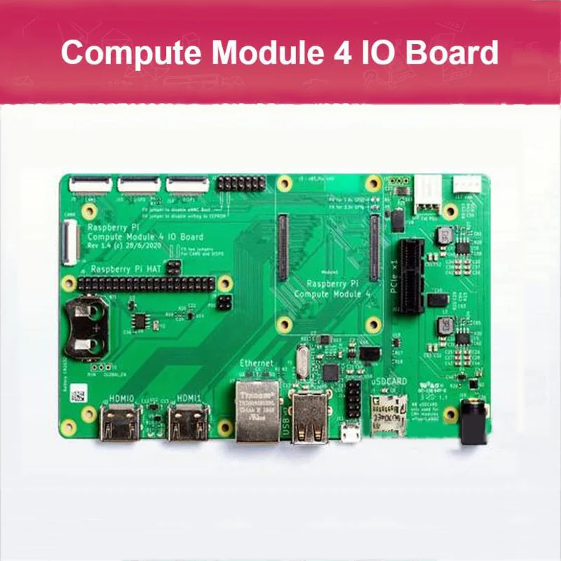 Módulo de cómputo Raspberry Pi 4 IO Junta