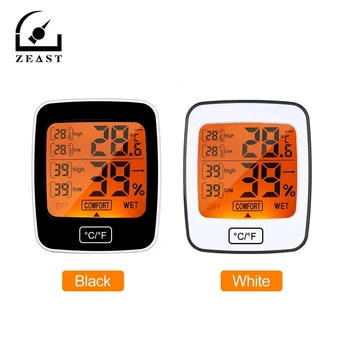 

Digital LCD Thermometer Alarm Temp Meter Weather Station Tester Indoor Outdoor Transmitter Humidity Temperature Instruments