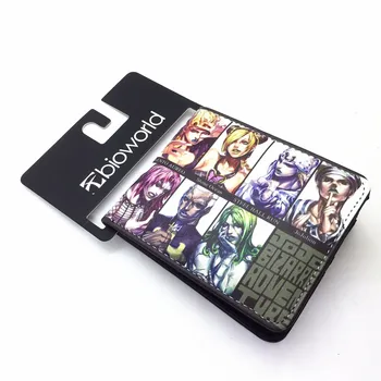 

Anime JoJo's Bizarre Adventure Men Women Wallet Bifold Short PU Coin Purse ID/Credit Cards Holder For Boys & Girls
