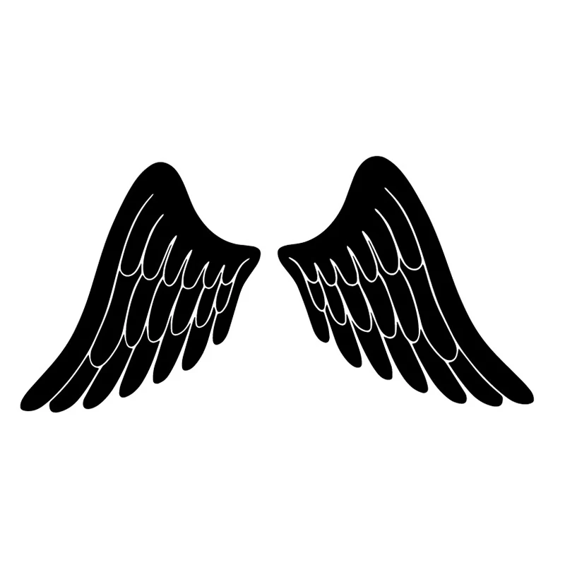 

18X9CM Angel Wings Vinyl Decal Trunk Bumper Scratch Occlusion Car Sticker Decoration C25-1333