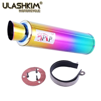 

Universal Motorcycle 304 Stainless Steel Exhaust Muffler Escape Modified GP Pipe Slip On CG150 CG125 EN125 CBF125 CBF150
