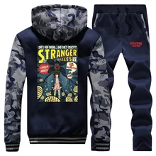 ^^Best Offers Stranger Things Winter Hot Sale 2019 Camouflage Hoodie Hip Hop Casual Coat Thick Suit Warm Jackets Sportswear+Pants 2Piece Set ^^Best Offers Stranger Things Winter Hot Sale 2019 Camouflage Hoodie Hip Hop Casual Coat Thick Suit Warm Jackets Sportswear+Pants 2Piece Set