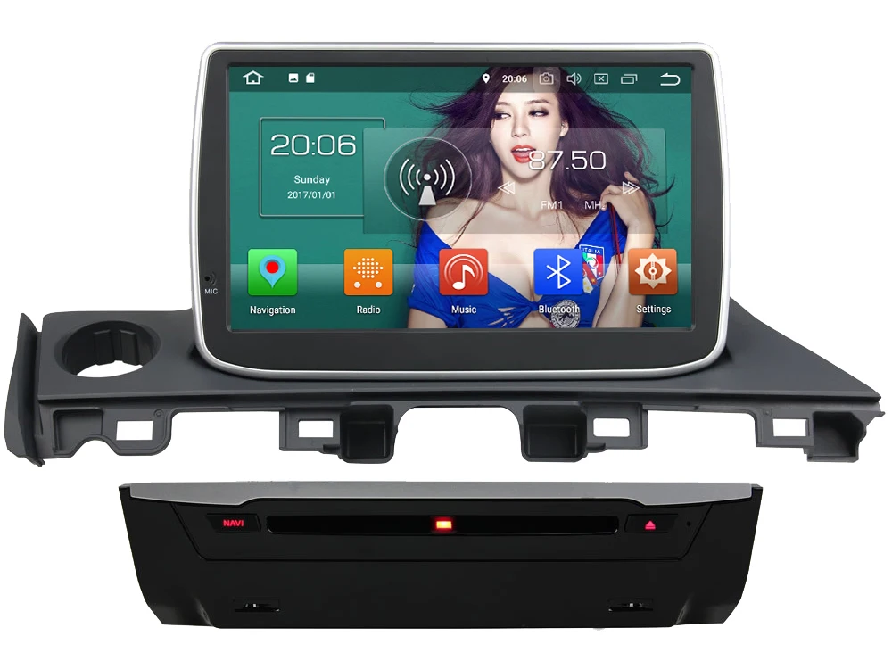 " Восьмиядерный Android 9,0 Автомобильный gps Радио навигатор для Mazda 6 ATENZA dzda6