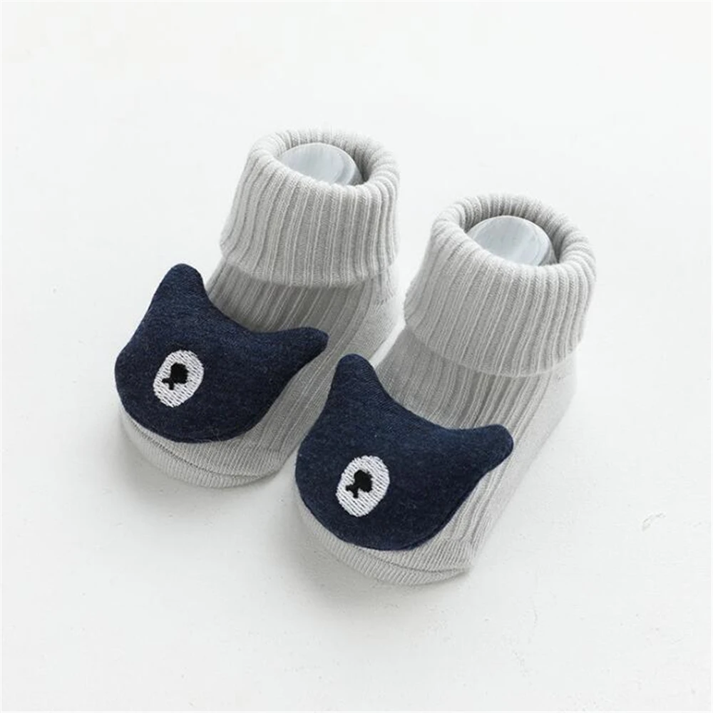 Cute Animal Baby Socks Cotton Breathable Warm Floor Socks for Newborn Toddler Anti-slip Winter Cartoon Baby Foot Socks Shoes