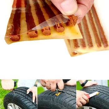 

Tubeless Tire Repair Strips Stiring Glue Car Tire Repair Strip Auto Motorcycle Bike Tubeless Tyre Wheels Puncture Plug Seal Tape