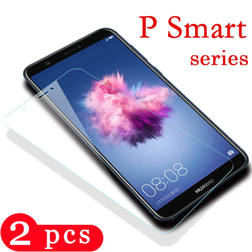 2 шт. Защитная пленка для huawei p smart plus 2018 2019 закаленное стекло pro Z защита экрана