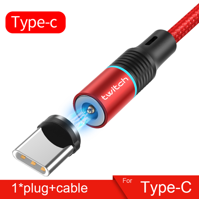 Magnetic USB Cable 1m/2m /3m Fast Charging USB Type C Cable Magnet Charger Data Charge Micro USB Cable Mobile Phone Cable