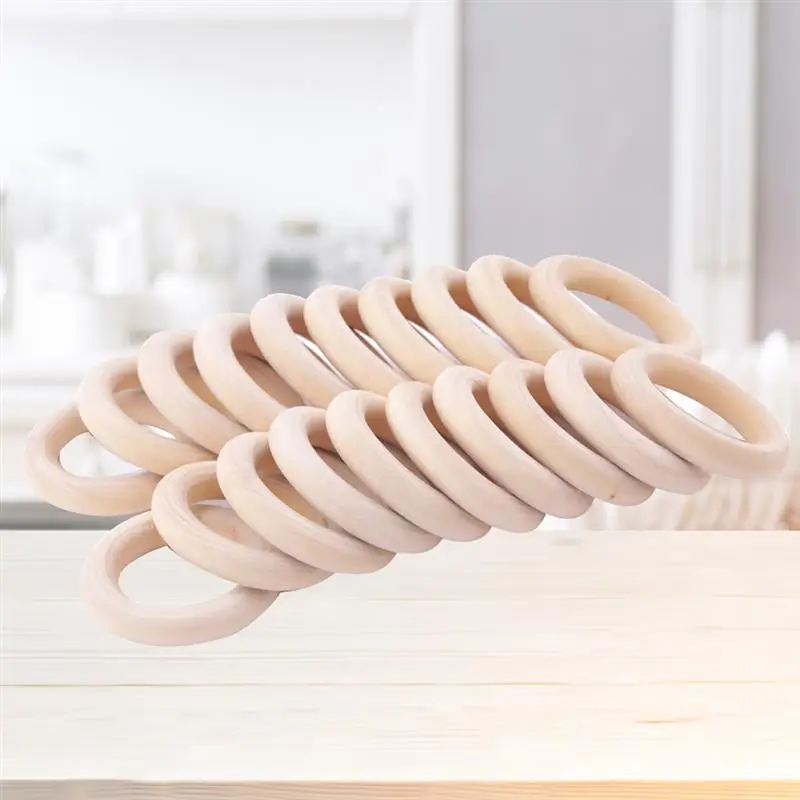 20 шт деревянное кольцо качающийся DIY ремесло настенный подвесной круглый изысканный висящий орнамент подвесной кулон для гостиной домашний магазин