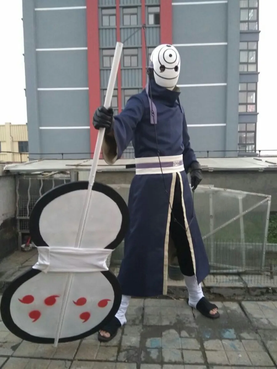 Gateau D Anime Naruto Cosplay Akatsuki Ninja Tobi Obito Madara Uchiha Obito Deguisement Halloween Aliexpress