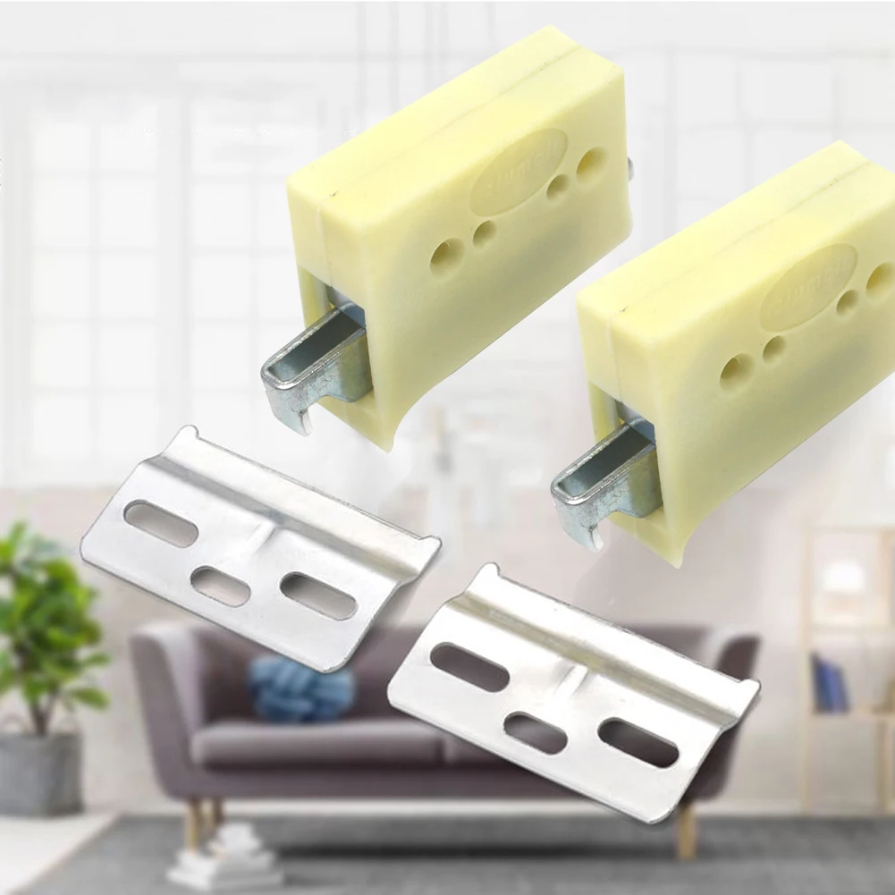 

Durable Cupboard Hanger Furniture DIY Cabinet Connector Wall Hooker Hanging Plate ABS + Steel Corner Bracket Cabinet Connector
