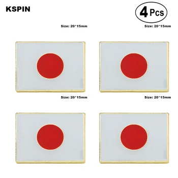

Japan Lapel Pin Flag badge Brooch Pins Badges 4PC