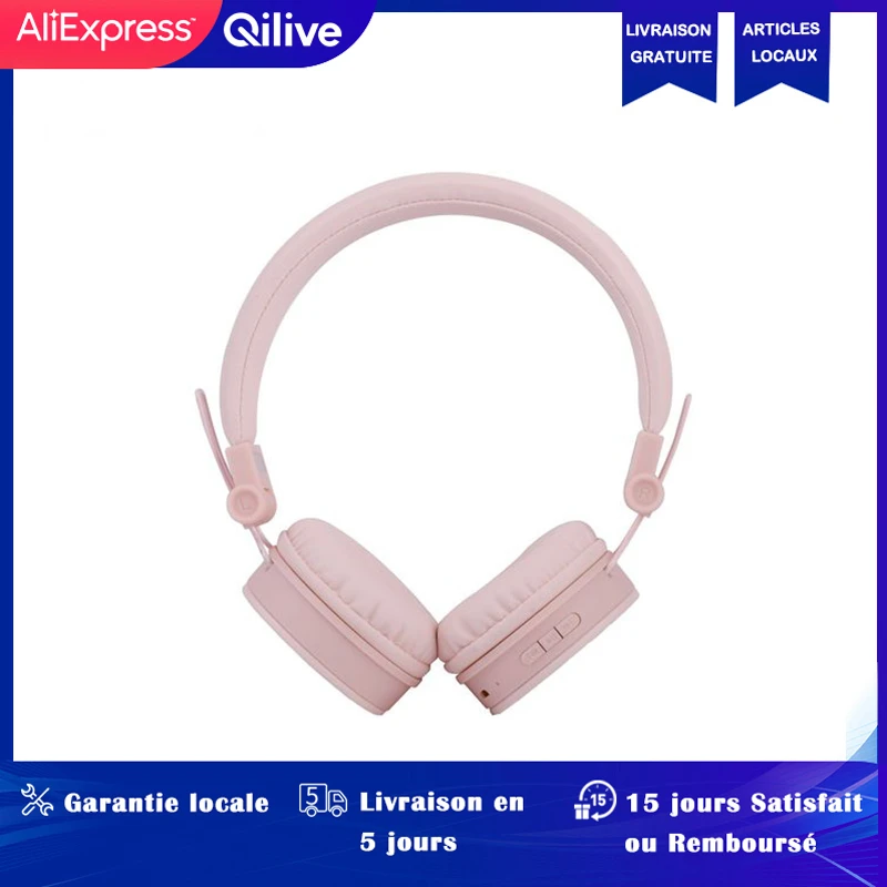 casque bluetooth rose
