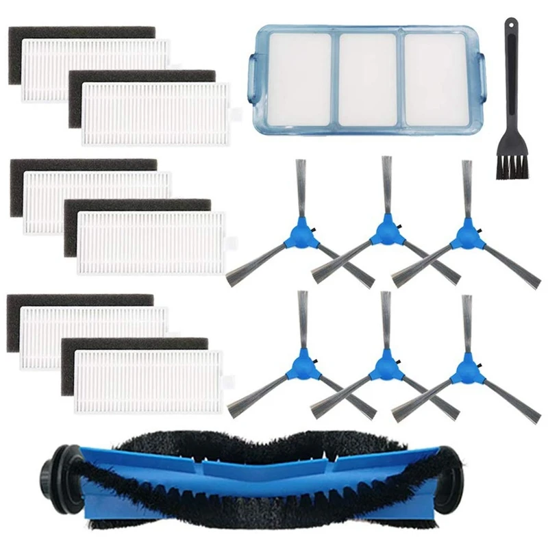 

Replacement Parts Accessories Kit for RoboVac 11S, RoboVac 30, RoboVac 30C, RoboVac 15C Robotic Vacuum Cleaner - 15 Pack