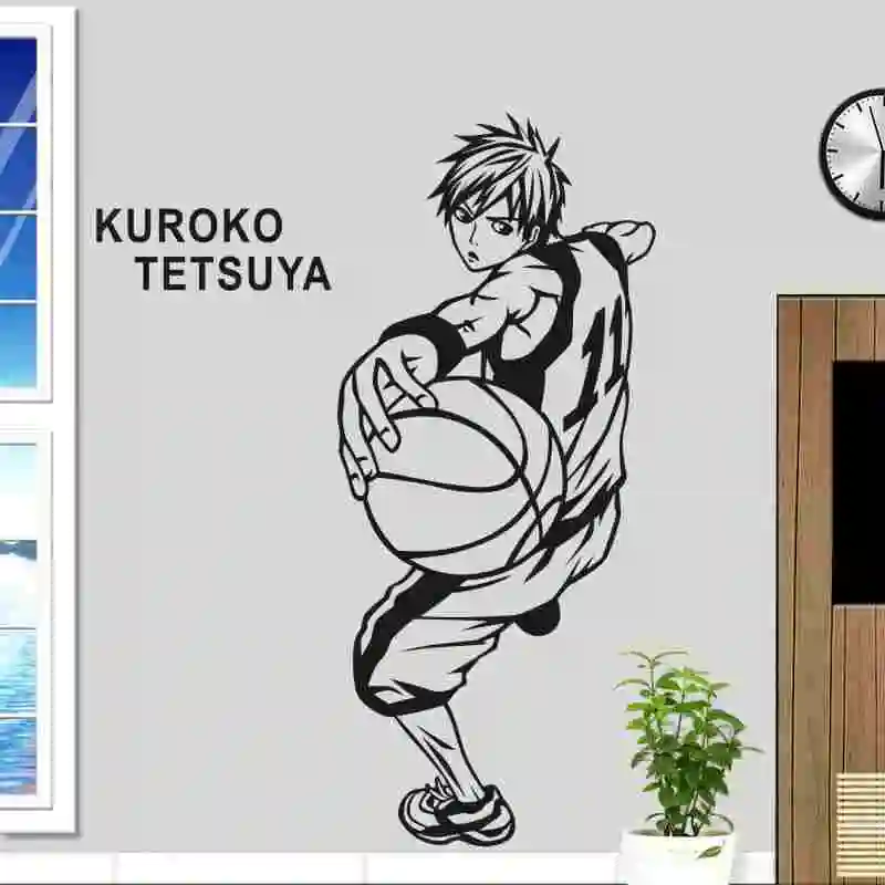 Kuroko no Basket Wall Decal Vinyl Stickers Decor Home Decorative Decoration Anime Car Sticker | Дом и сад