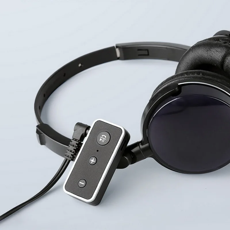 Iphone вызов Мини Bluetooth Handsfree автомобильный комплект динамик наушники адаптер AUX аудио MP3 Bluetooth приемник
