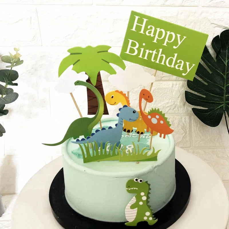 Dinosaur Cake Topper Dinosaur Birthday Dinosaur Party Favors