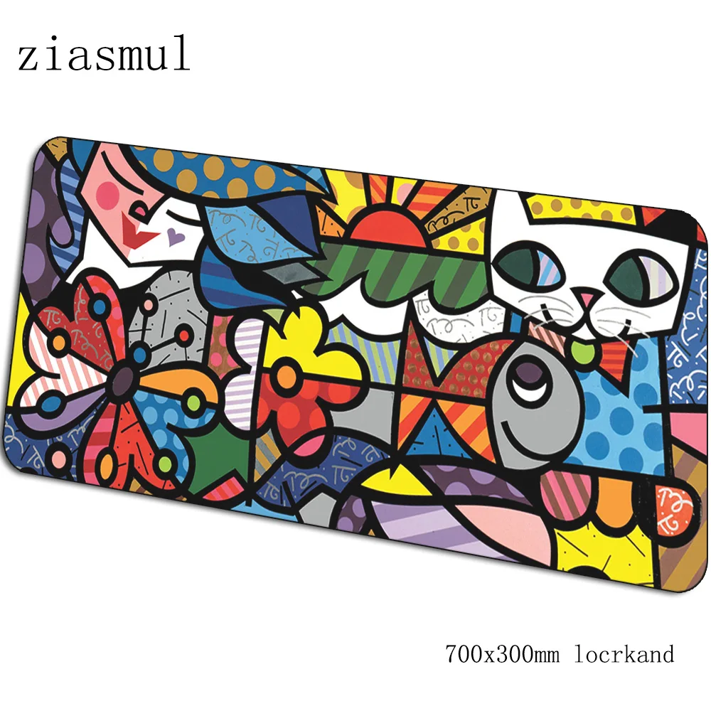 art mouse pad Popular Computer mat 700x300x3mm gaming mousepad large best seller padmouse keyboard games pc gamer desk - Цвет: pattern 6