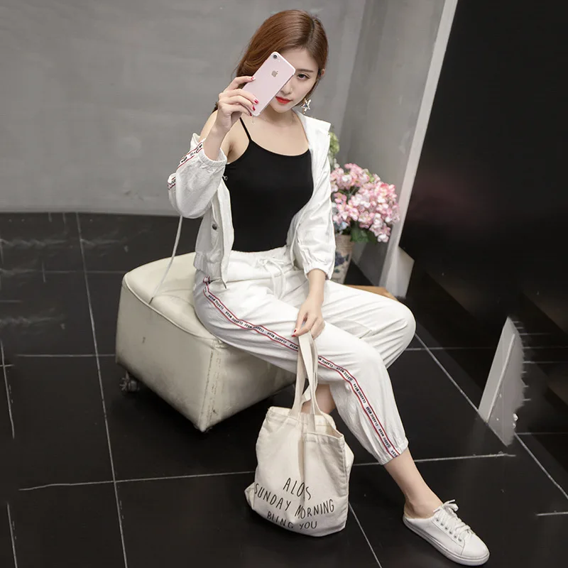 

2020 Spring And Summer New Style WOMEN'S Dress Korean-style Graceful CHIC-Style Two-Piece Autumn Leisure Sports Suit-Style