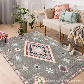 

Autumn And Winter Washable Carpet Rug For Living Room Washable Modern Printing Geometric Floor Rug Carpet For Parlor Mat Bedroom