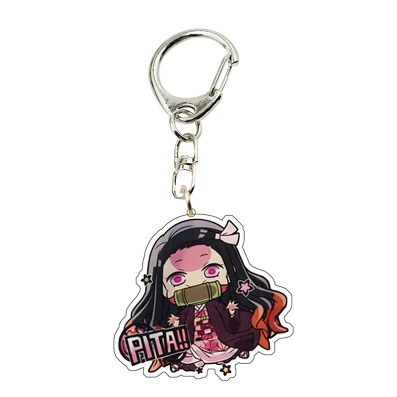 Японское аниме Demon Slayer: Kimetsu No Yaiba Kamado Tanjirou Nezuko Косплей акриловый двухсторонний