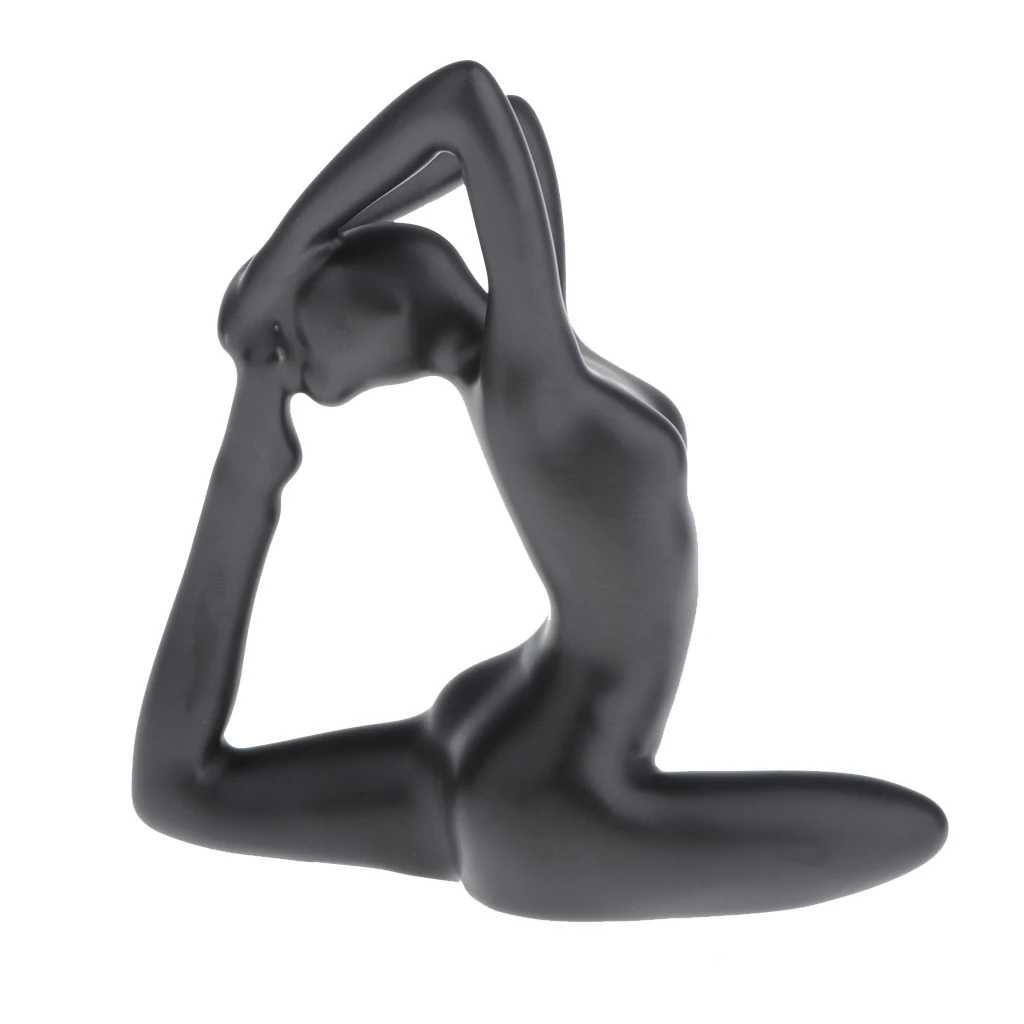 Tabletop Ceramic Dressing Table Decoration Modern Simple Creative Ornament Accessories Yoga Girl Home Decoration Ornament