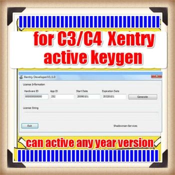 

For MB Star Xentry C3 C4 Active Xentry Developer V1.1.0 Keygen Calculator Activation Cracker