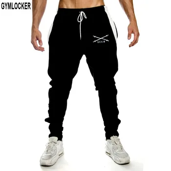 

2019 Autumn Mens Joggers Casual Pants Fitness Men Sportswear trousers Bottoms Skinny Sweatpants Trousers Gyms Jogger Track Pant