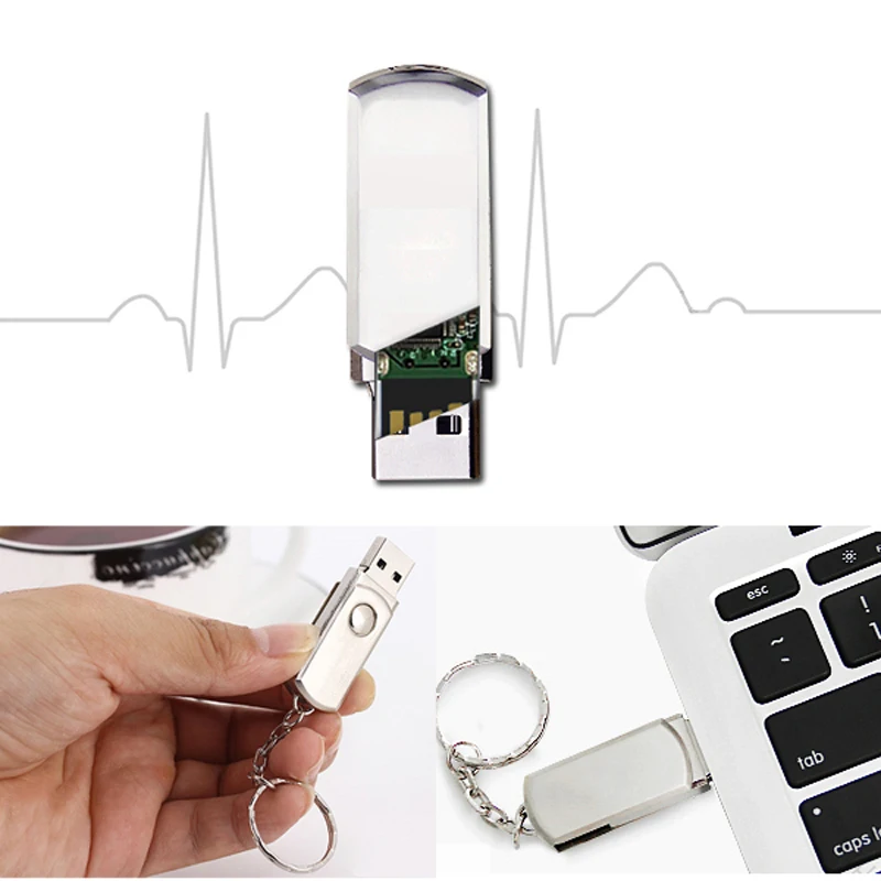 Портативный металлический Usb флеш накопитель флешка 128 ГБ 64 32 16 4G USB 2 0 супер мини usb