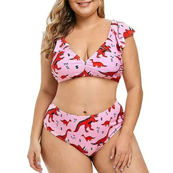 

Women Swimwear Triangle Sexy Bikini Set Bathing Suit Bikini Beachwear Plus Size Bandage Push Up Swimsuit tankini Women L-5XL