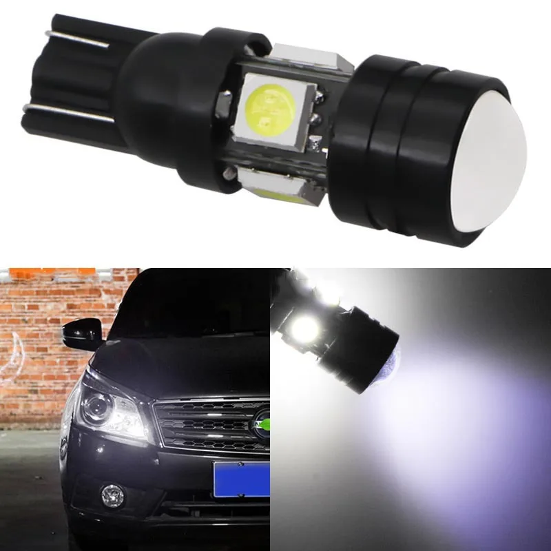 

T10 W5w 194 5050 + High Power 1.5W 4 + 1smd Width Lamp Instrument Lamp License Plate Lamp LED Clearance Sale Items