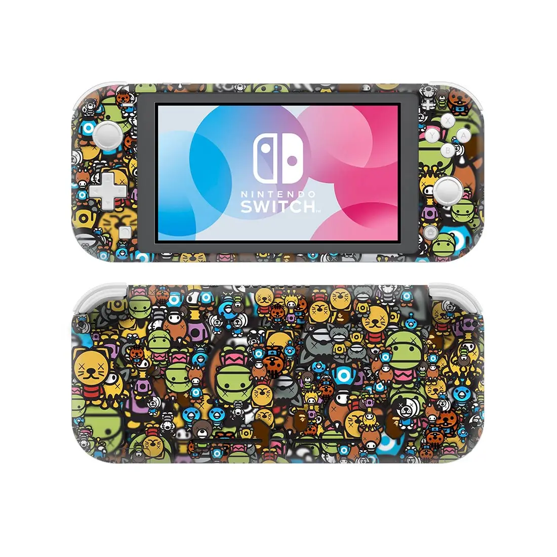 Cool Graffiti Style Vinyl Skin Sticker for Nintendo Switch Lite NSL Protective Film Decal Skins Cover