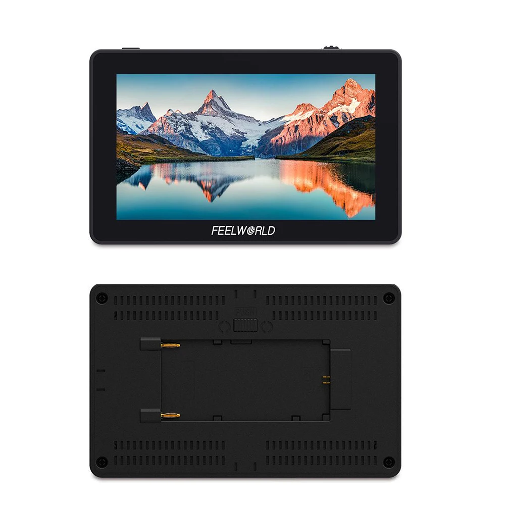 FEELWORLD F6 Plus 5,5 дюймовый накамерный полевой монитор Комплект 1920*1080 пикселей HD ips сенсорный экран для камеры видеокамеры