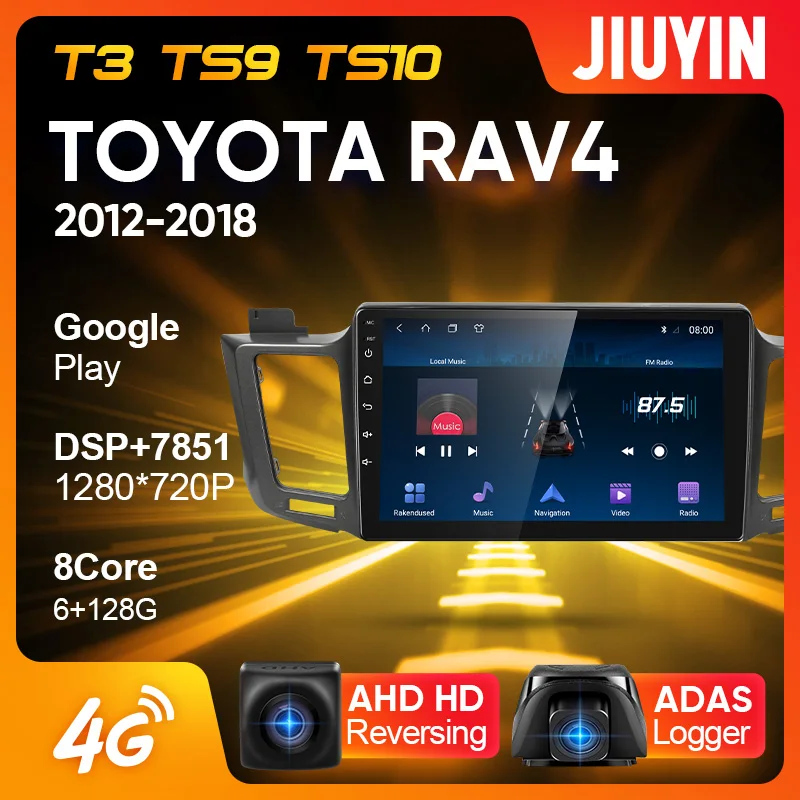 US $188.35 JIUYIN Type C Car Radio Multimedia Video Player Navigation GPS For Toyota RAV4 4 XA40 5 XA50 2012 2018 No 2din 2 Din Dvd