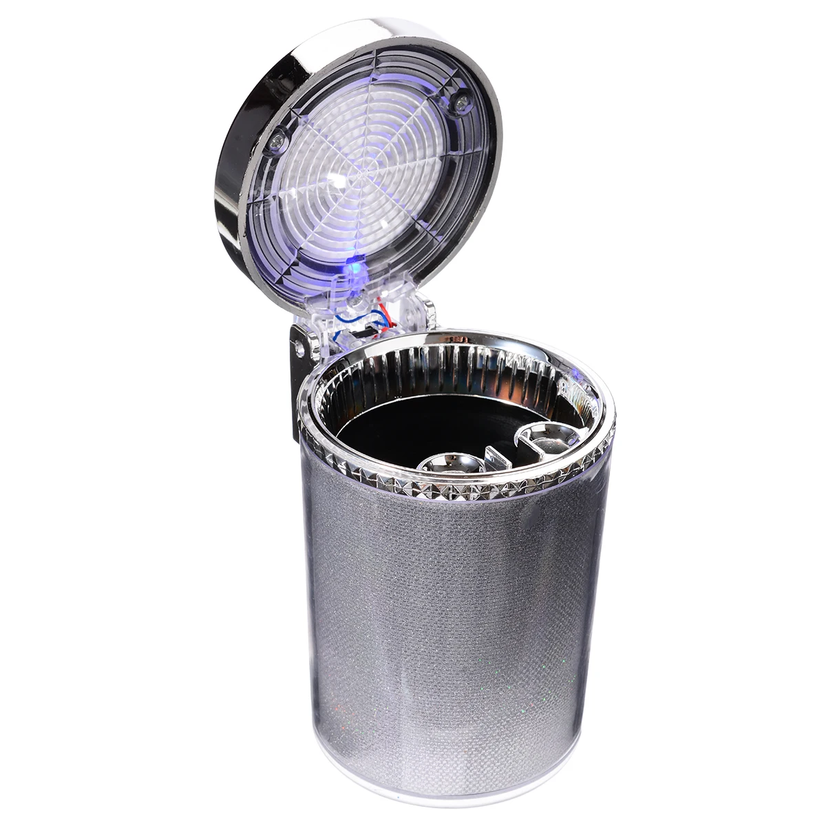

Portable Car Ashtray with LED Light Cigarette Cigar Ash Tray Container Smoke Ash Cylinder Smoke Cup Holder Storage Cup