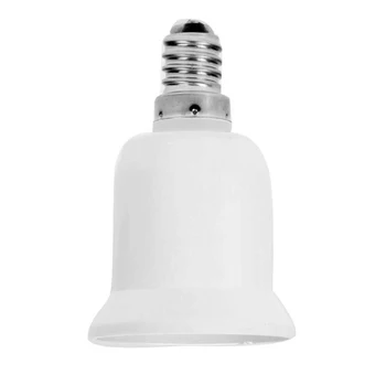 

E14 TO E27 Adapter Conversion Socket Material Fireproof Socket Adapter Lamp Holder Converters