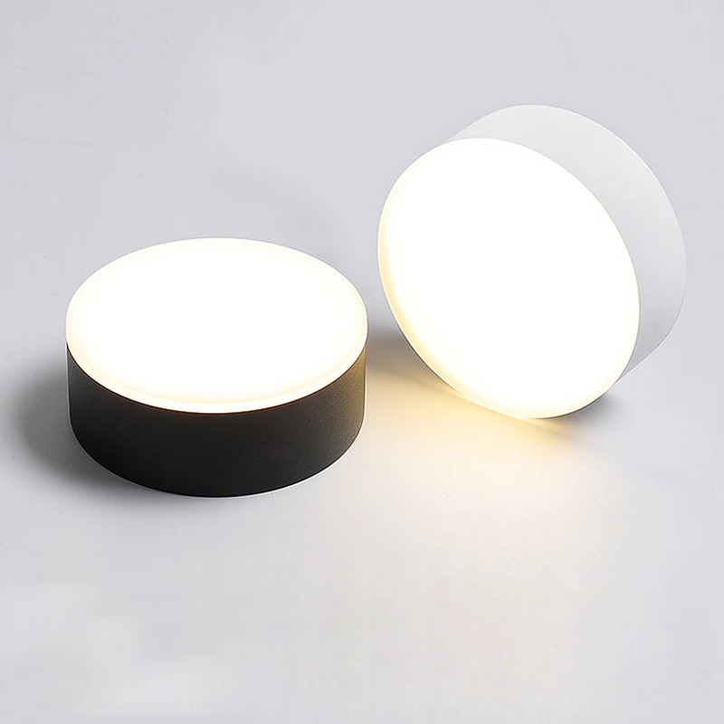 5W 7W 12W 18W Ultra Thin Surface Mounted Ceiling downlight Epistar White/Black LED Recessed lamp Spot light For Home | Лампы и
